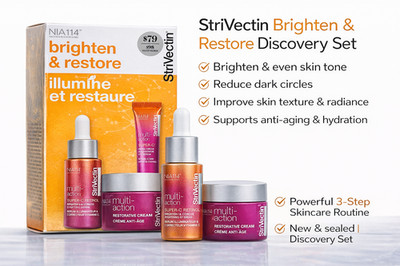StriVectin Brighten & Restore Discovery Set | Vitamin C, Retinol, Eye Serum