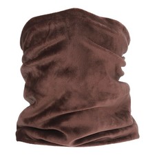 Winter Neck Warmer, Windproof Neck Gaiter, Brown