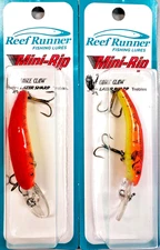 2 Reef Runner Mini-Rip HOT TAMALE 100-33 Trolling Casting lure 12' (2 PACK)