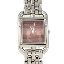 Authentic Hermes Cape Cod CC1.310 Stainless Steel Quartz #270-004-113-0992
