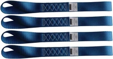 Heavy Duty Soft Loop Tie Down Straps (4PK) 1.5 inches 18 inches 10,000 LBS Break
