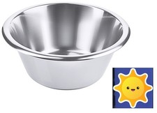Schüssel  ∅ 14 cm L.0,5  Salatschüssel Teigschüssel Edelstahl  Contacto wie Bild
