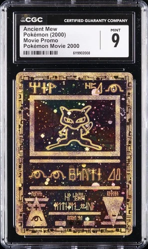 2000 POKEMON GAME MOVIE POKEMON 2000 MOVIE ANCIENT MEW CGC 9