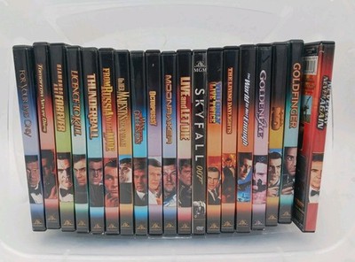 Complete JAMES BOND DVD Collection Special Edition Set 19 DVDS (No Set Boxes) 
