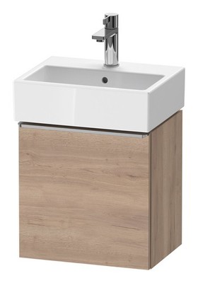 Duravit D-Neo Waschtischunterschrank mit 1 Tür Anschlag rechts Griff...