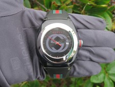 Gucci Sync YA137101 46mm Men's Stainless Steel Quartz Wristwatch with Box New