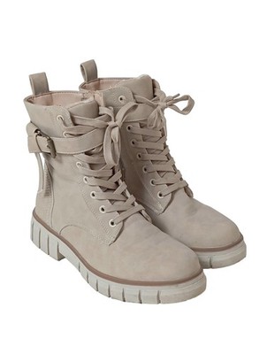ANNIE G. Reißverschluss-Stiefeletten Damen Stiefeletten Gr. DE 38 wollweiß