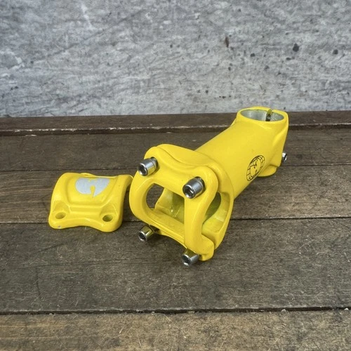 Wu-Tang Clan Bike Stem 25.4 Clamp 1 1/8 Threadless Yellow Alloy Bicycle MTB