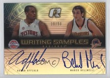 2008-09 Radiance Writing Samples 38/50 Marco Belinelli Arron Afflalo Auto 2a8