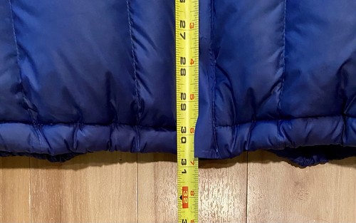 Mountain Hardwear Mens Full Zip Mockneck Nylon Down Puffer Jacket Blue Sz XL - Picture 6 of 11