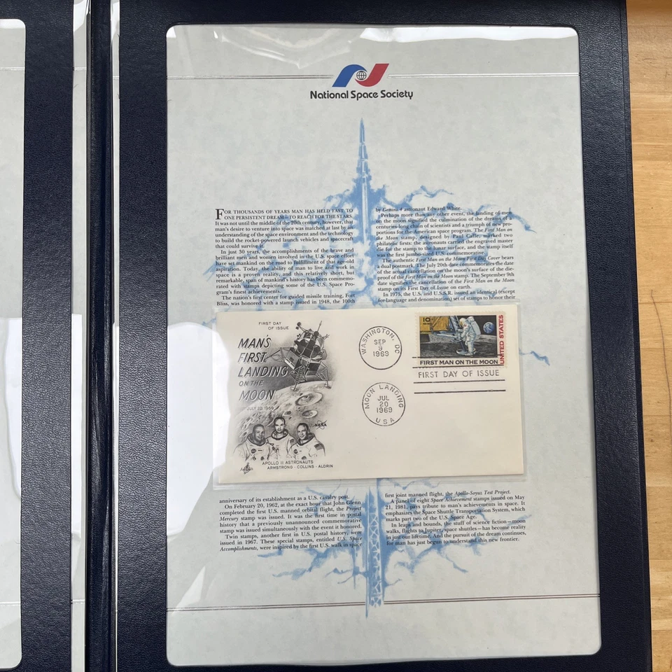 The Official American Space Stamp Collection. Franklin MintCertificate. - Image 2 of 4