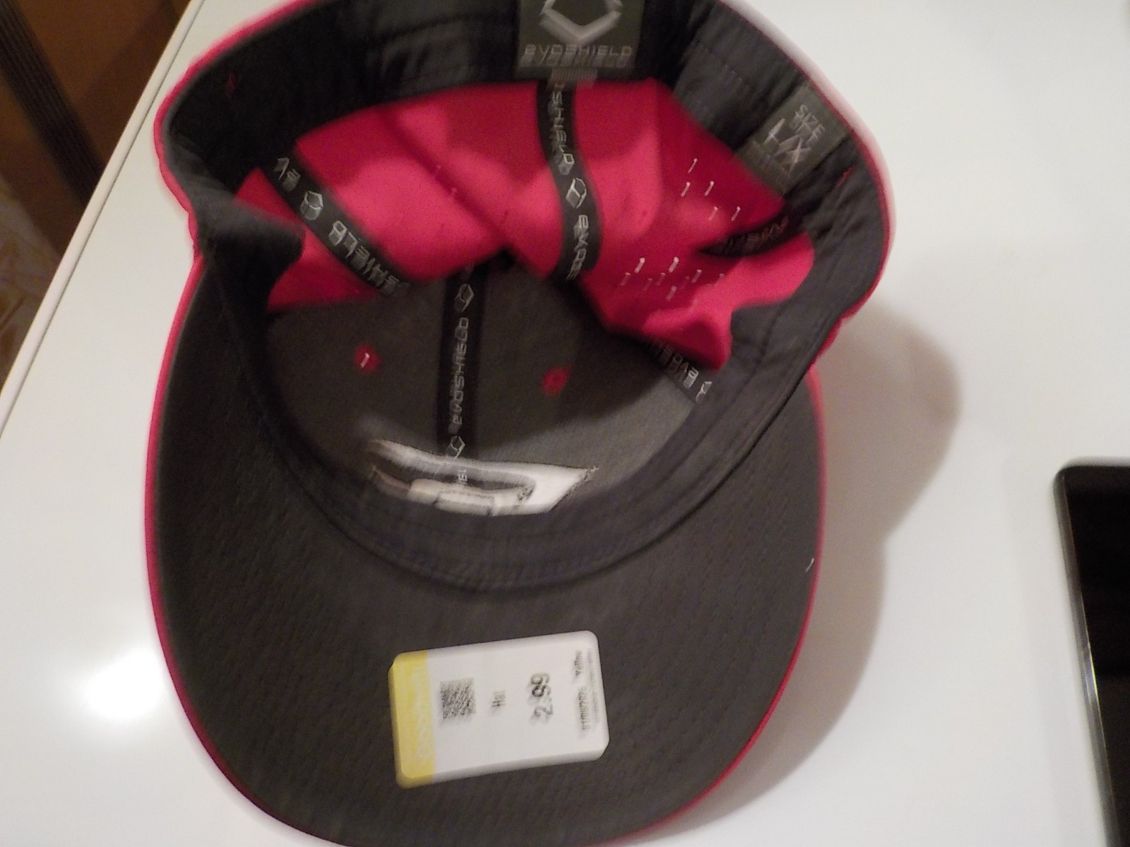 EvoShield Red Baseball Cap Hat CR Embroidered L/X… - image 3