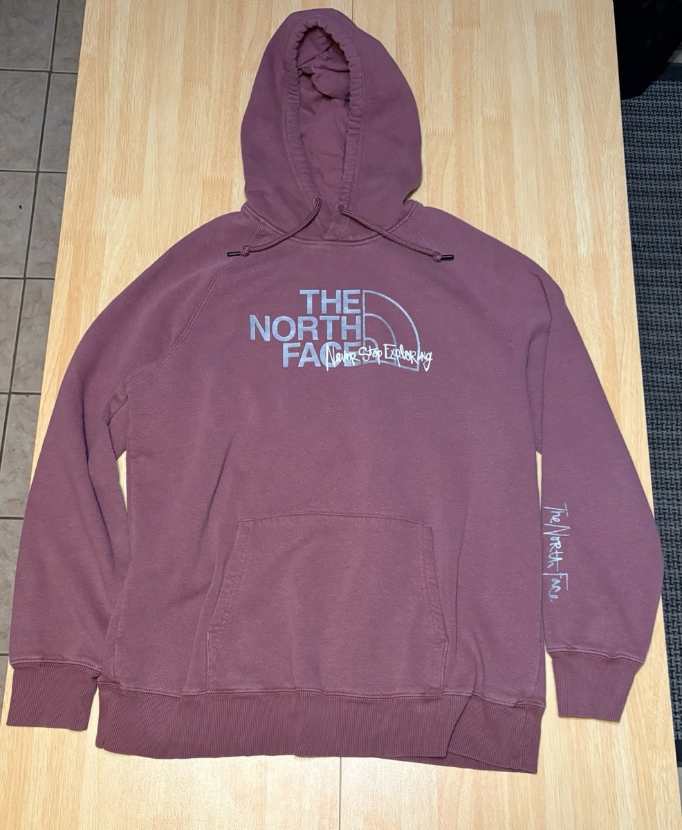 The North Face hoodie Women’s XL Pull-up “Never Stop Exploring”