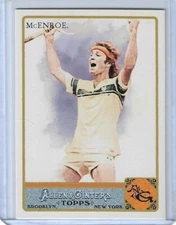 AWESOME 2011 ALLEN & GINTER JOHN MCENROE CARD #40 ~ TENNIS BAD BOY ~ MULTIPLES