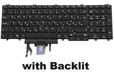 Backlit Hungarian Keyboard for Dell Precision 3540 3541 3550 3551 with Pointer