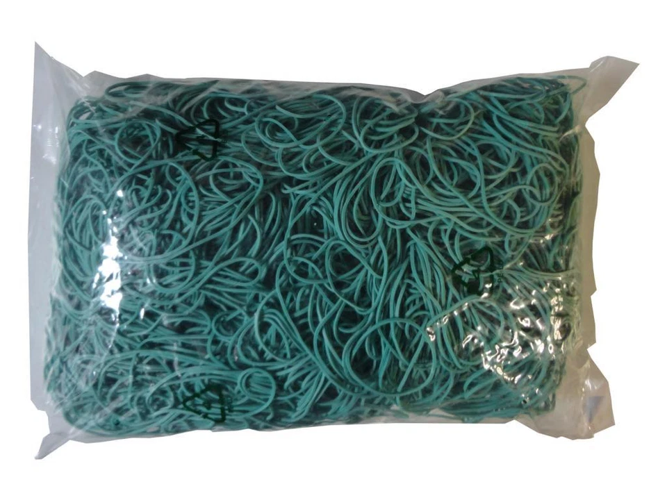 DM FOLIEN 1kg Gummibänder Gummiringe grün Breite=1mm Ø=15mm