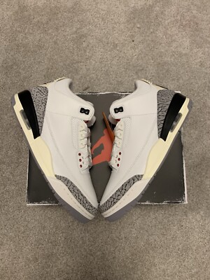 Size 11.5 - Jordan 3 Retro Mid White Cement Reimagined