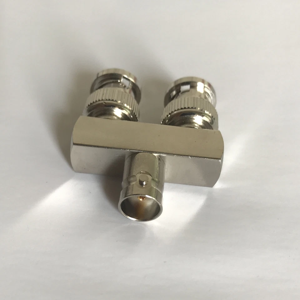 600pcs of BNC Jack female to 2x BNC male plug Y grains adapter connector 75ohm - Image 2 of 4