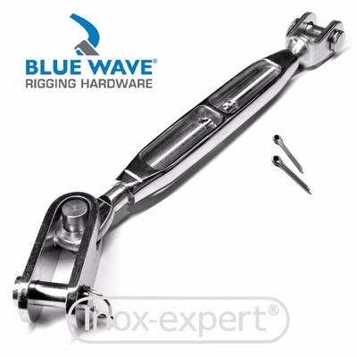 Blue-Wave Wantenspanner UNF-Feingewinde Bronze-Hülse Edelstahl-Terminals Niro A4