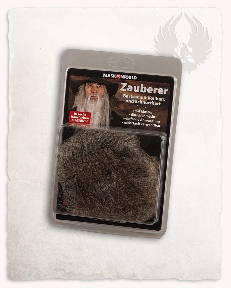 Zauberer Bart Echthaar - Bild 4 von 4