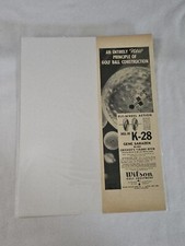 1937, Wilson Golf Equipment Proof Print Ad, 10x12, BM178 