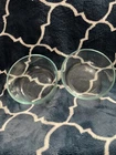 2 Pyrex 1 Cup Round Clear Glass Storage Bowl 7202 No Lid Made In USA