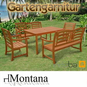 Gartenmobel Set 5tlg Terrassenmobel Sitzgruppe Essgruppe Garten Garnitur Holz Ebay