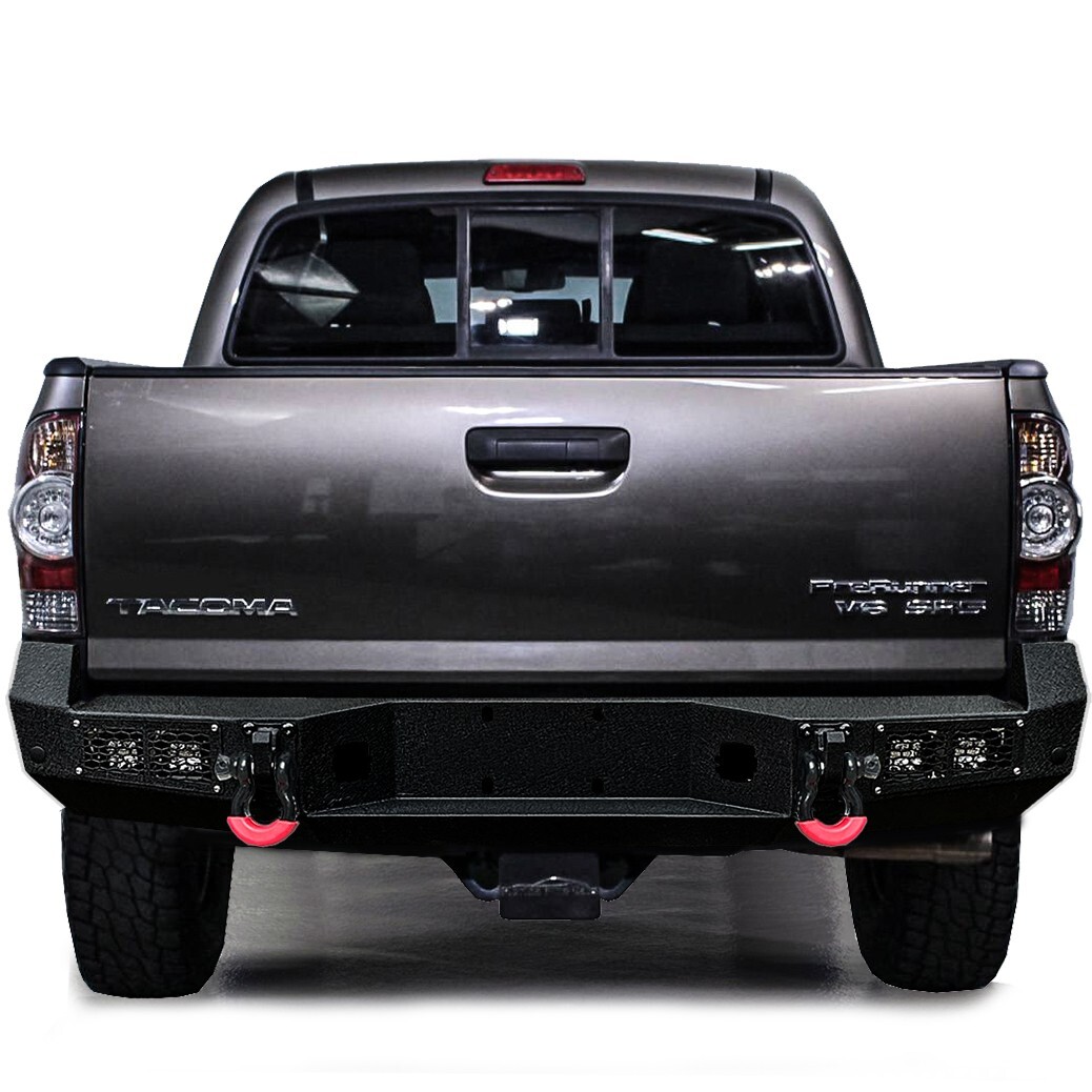 Vijay For 2005-2015 2nd Gen Tacoma Rear Bumper with LED Lights and