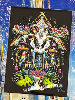 2024 Disney WonderGround Miss Mindy Enchanted Tiki Room 5x7  Postcard