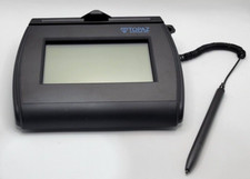 Topaz Black SigLite T-LBK750SE-BHSB-R USB/Serial 4x3 Signature Capture Pad  Pen