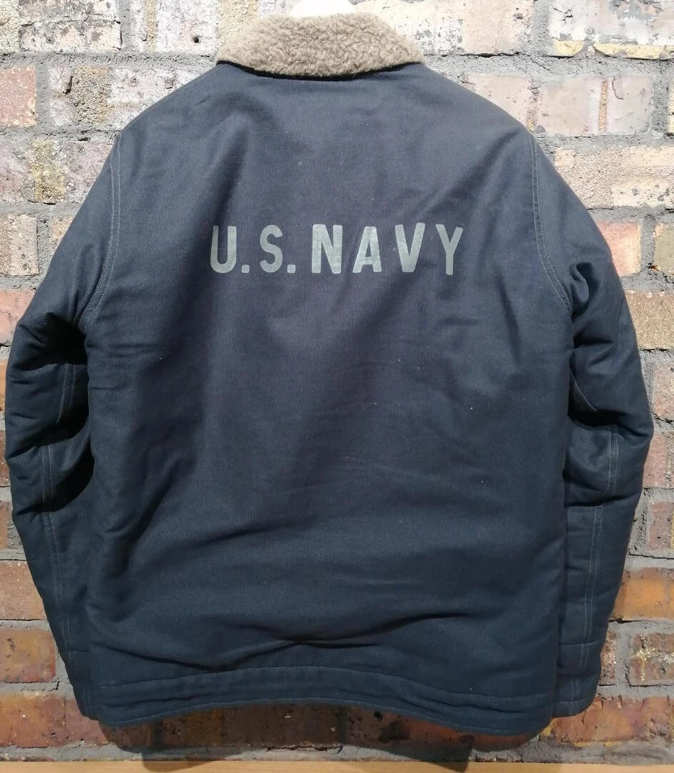 Buzz Rickson's N-1 N 1 Deck Jacket 38 Navy U.S Navy