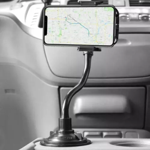 Car Mount Adjustable Gooseneck Cup Holder Stand Cradle Universal Cell Phone US - Picture 11 of 13