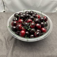 Artificial Red Cherries Faux Fruit Realistic Kitchen Party Wedding Decor