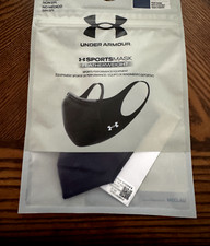 Under Armour Size M/L Mask UA SPORTSMASK Featherweight Mens Womens Navy White