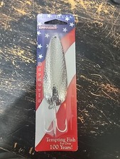 Eppinger 62 Dardevle Spoon 1 oz 28 gr Hammered Nickel Back Made In USA New