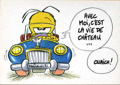 DAN SALEL   LE PIAF   CARTE POSTALE   NEUVE   CARTOTEC   AVEC MOI C'EST LA VIE  
