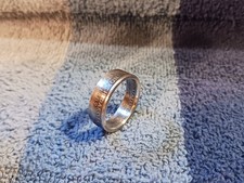 NORTH DAKOTA State 90 Silver Washington Quarters coin ring 9 2006 