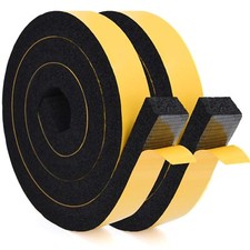 2 Rolls High Density Adhesive Foam Seal Tape 2"W x 1"T x 13Ft Long for RV