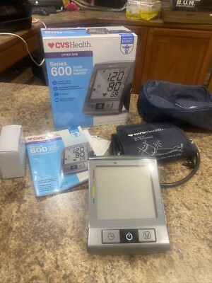 BLOOD PRESSURE MONITOR SERIES 600 CVS HEALTH CLINICAL PROVEN Mint Condition