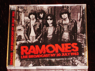 Ramones: Live Broadcast NY 20 July 1982 2 CD Set 2024 Expensive Woodland EU NEW