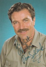Original signiertes Autogramm von Tom Selleck