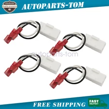 US Car Door Speaker Wire Harness Connector Adaptor 4Pcs For Jeep Dodge Chrysler