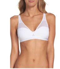 Chantelle L60423 Aeria Wireless Bra White Women's Size M