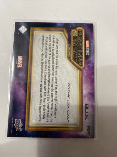 2024 UD Guardians Galaxy Blue #62 Did That Look Cool - Picture 2 of 2