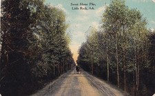 Little Rock Arkansas AR Sweet Home Pike Horse and Buggy 1910 Postcard D49
