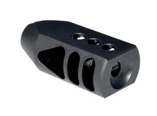 Steel M14x1 Lh Muzzle Brake For 7.62mm