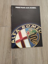 Alfa Romeo Depliant Primi Piani In Italiano Metà Anni Ottanta 