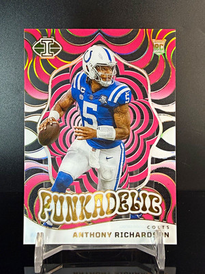 Panini 2023 Illusions Funkadelic Pink Anthony Richardson Colts RC #11 /399 CLEAR