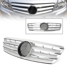 Kühlergrill Frontgrill Schwarz Für Mercedes-Benz W203 C-Klasse Limousine / Wagon Kühlergrill Frontgrill Schwarz Für Mercedes-Benz W203 C-Klasse Limousine / Wagon
