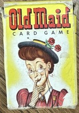 Vtg 1950s Whitman Old Maid Card Game 3009 21 Pairs Old Maid Card And Rule Card
